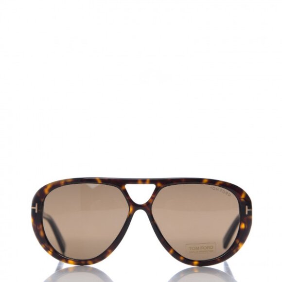 TOM FORD Marley Aviator Sunglasses TF510, Tortoise Brown/Havana - Picture 7 of 7